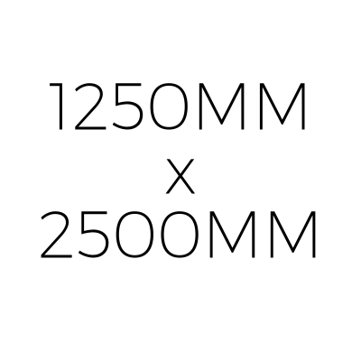 1250 x 2500MM