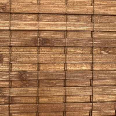 Bamboo Weave Dark Nut Blind