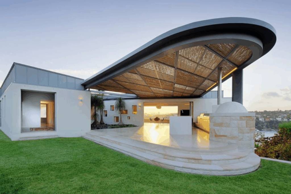 Bespoke Cane Reed Pergola