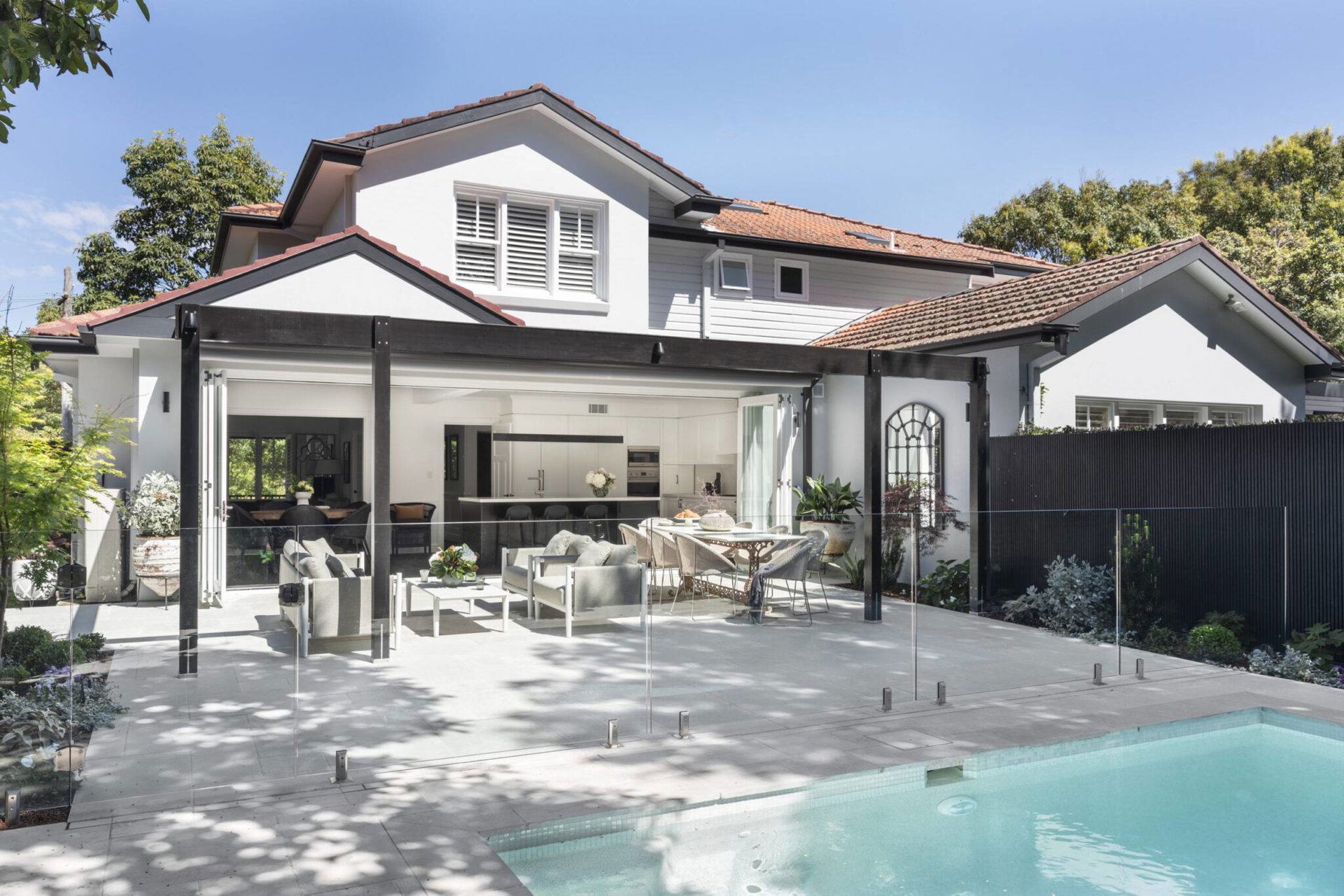 Black Boundary Fence