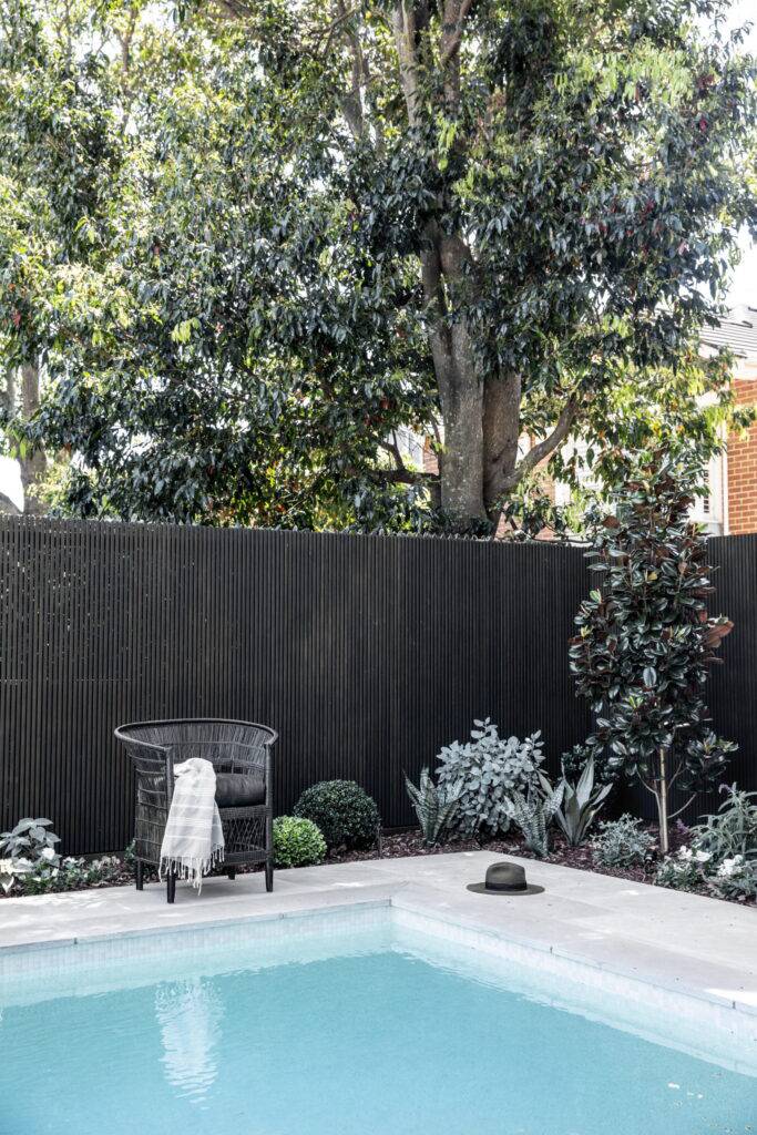 Black Boundary Fence