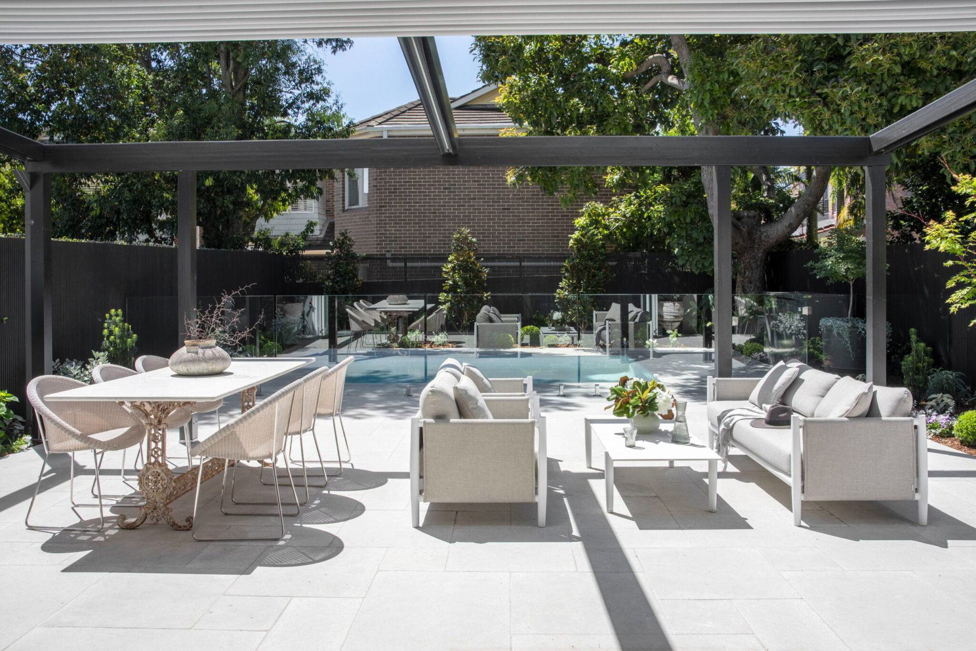 Black Boundary Fence