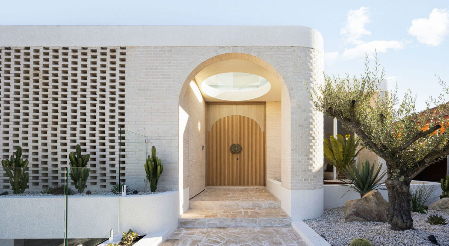 bamboo door and door frame