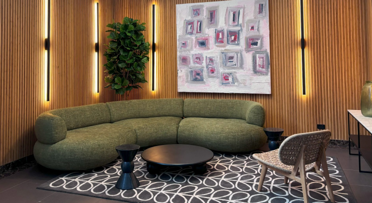 bamboo wall cladding cozy interior luxury interior design