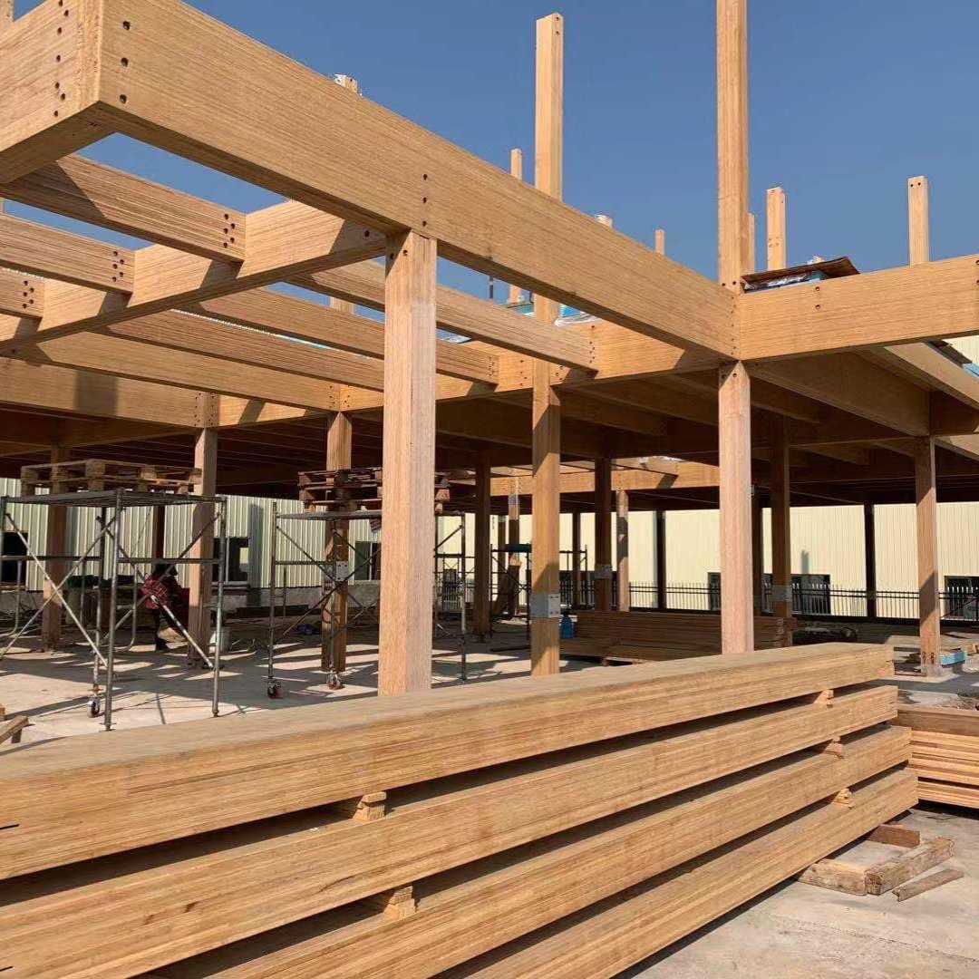 Engineered bamboo in construction