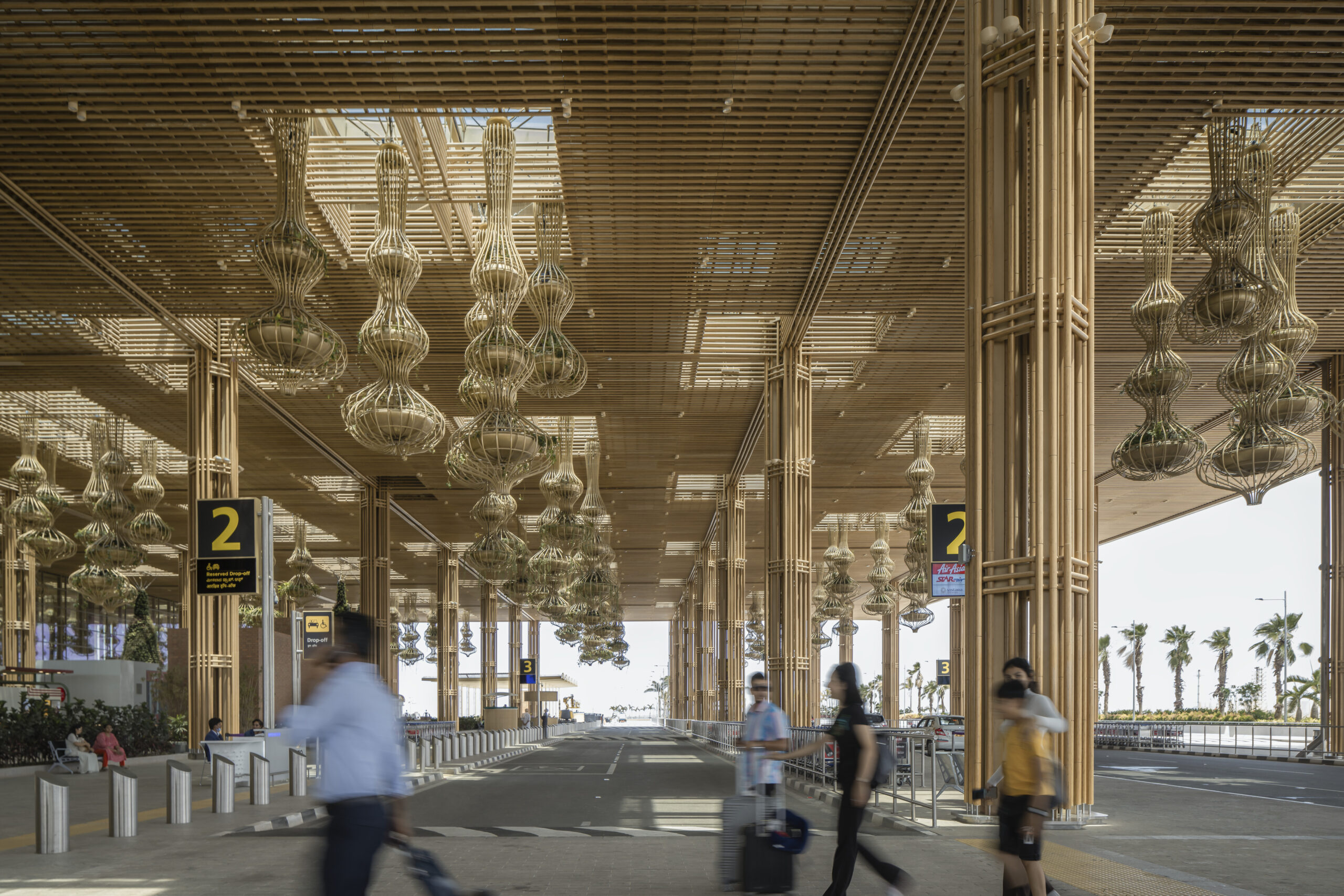 The entry to the Bamboo Airport
