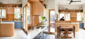 Transforming Kitchen Cabinetry with Slatted Texture