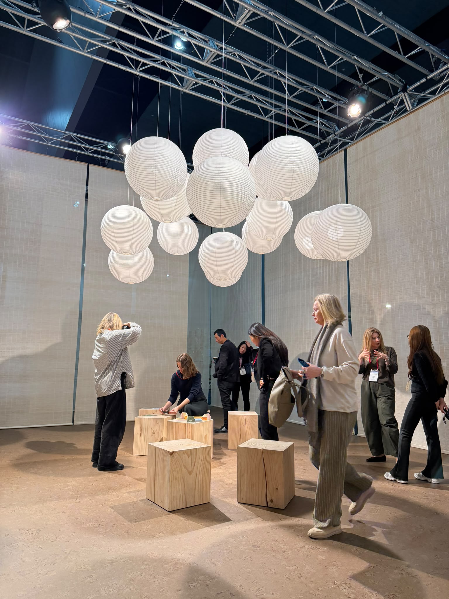 Designers explore the Lifted Pavillion at the Green Design Show Melbourne 2026