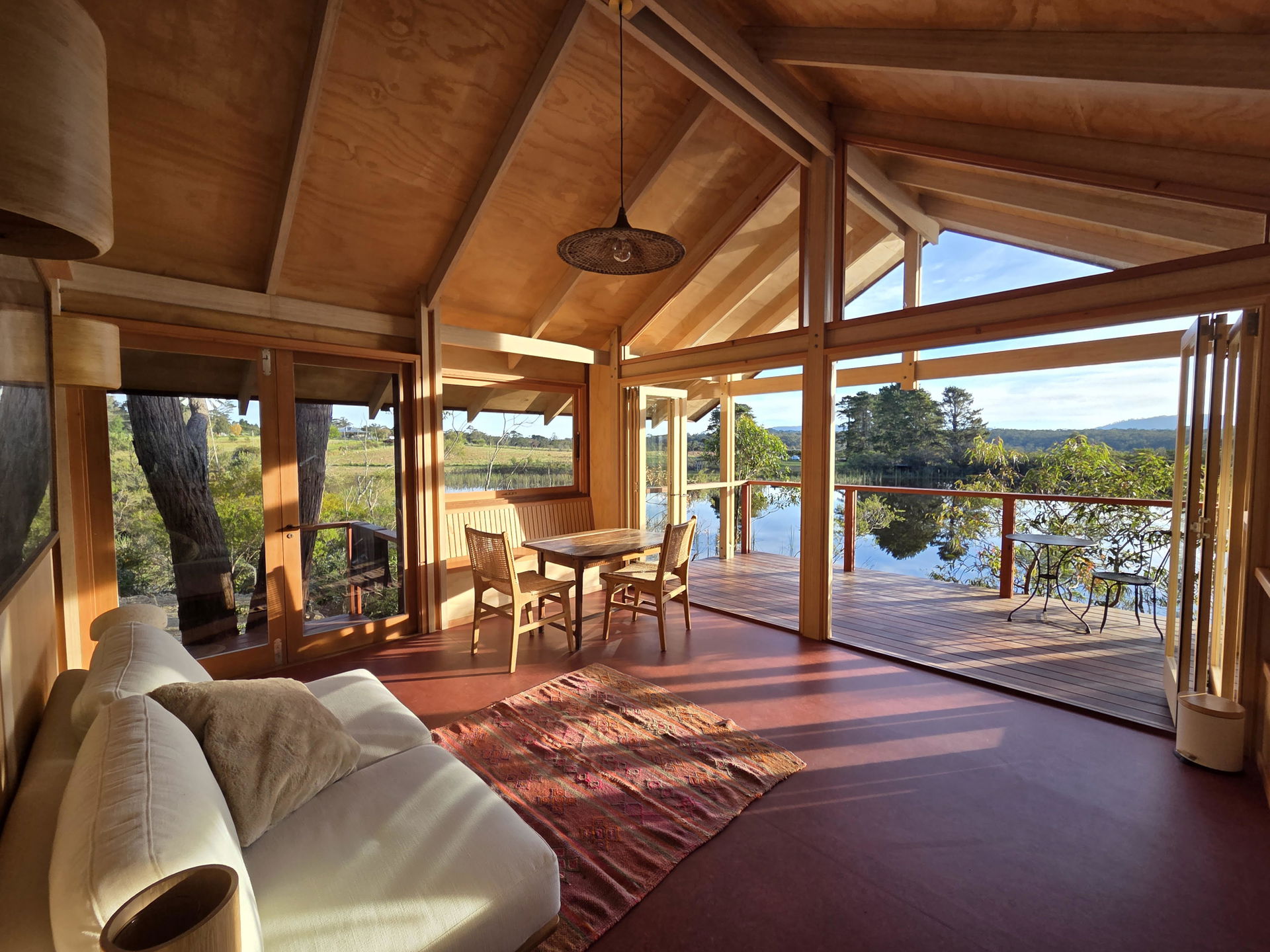 Bilpin Cottage featuring engineered bamboo 