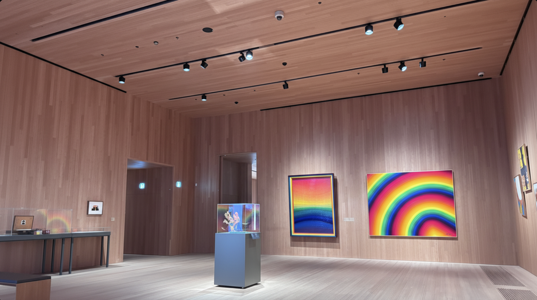 Dovetail bamboo veneer for ceiling and wall