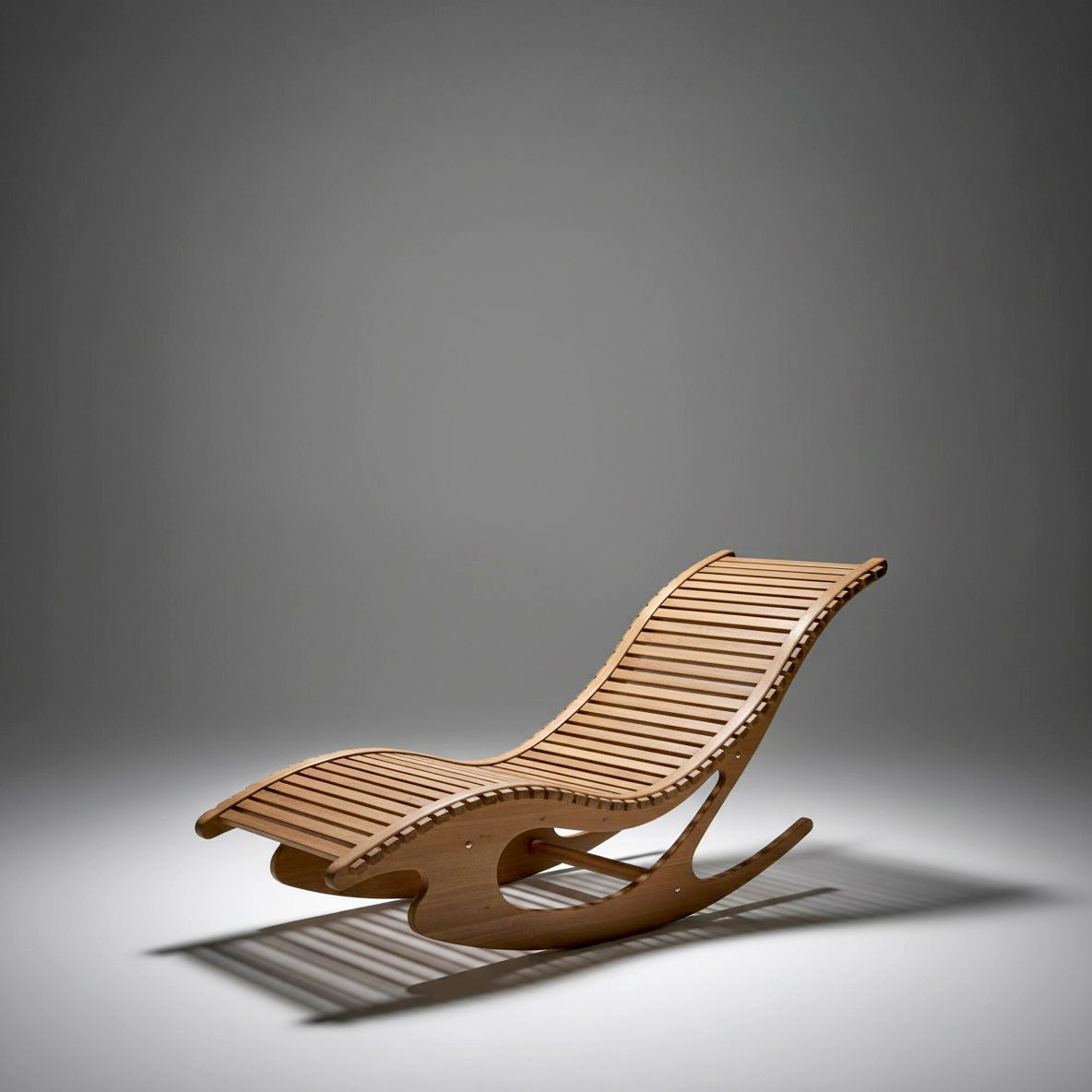 Bespoke Engineered Bamboo Rocking Deck Chair